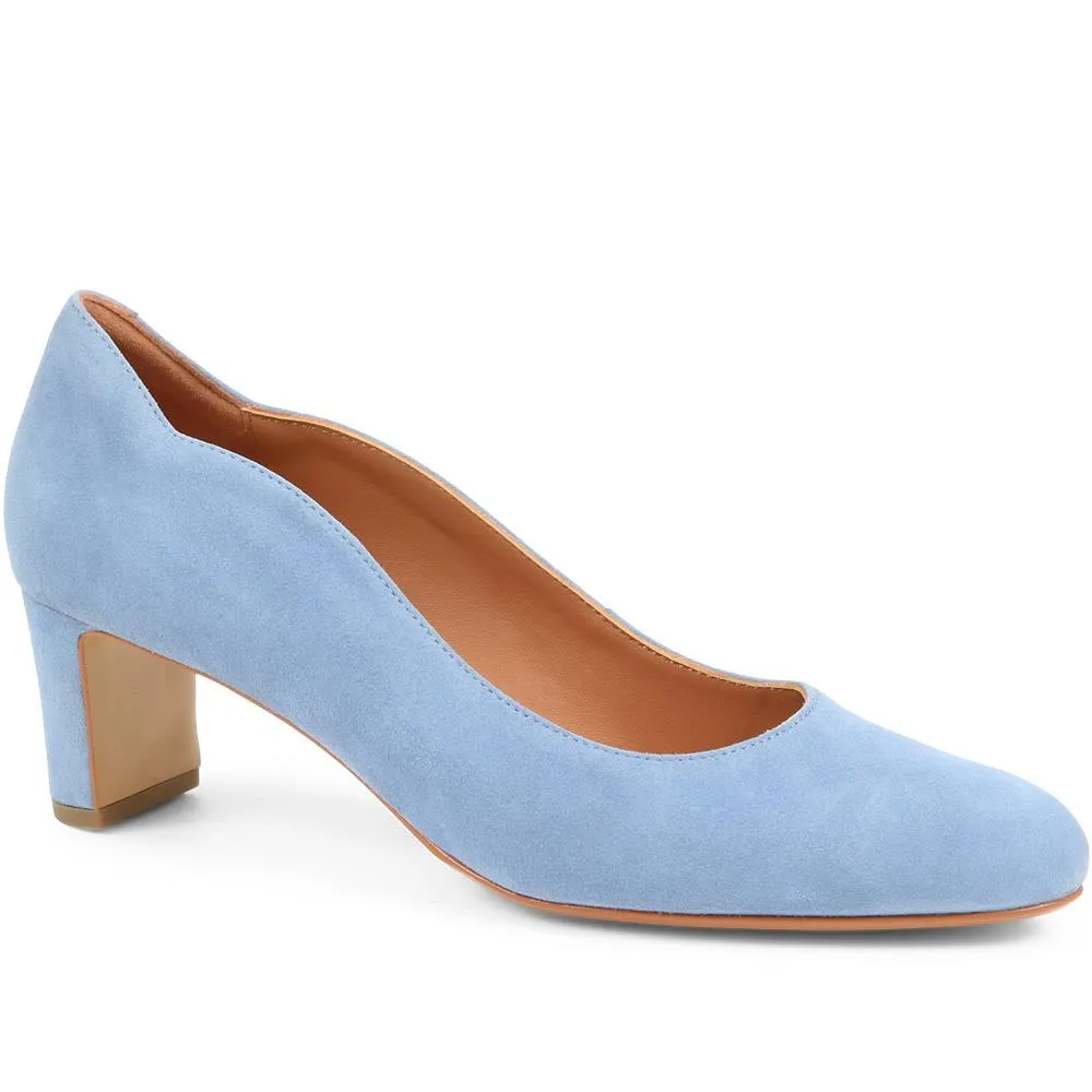 Zoey Leather Court Shoes - ZOEY / 323 597 - Powder Blue sold by Jones Bootmaker product image thumbnail 2