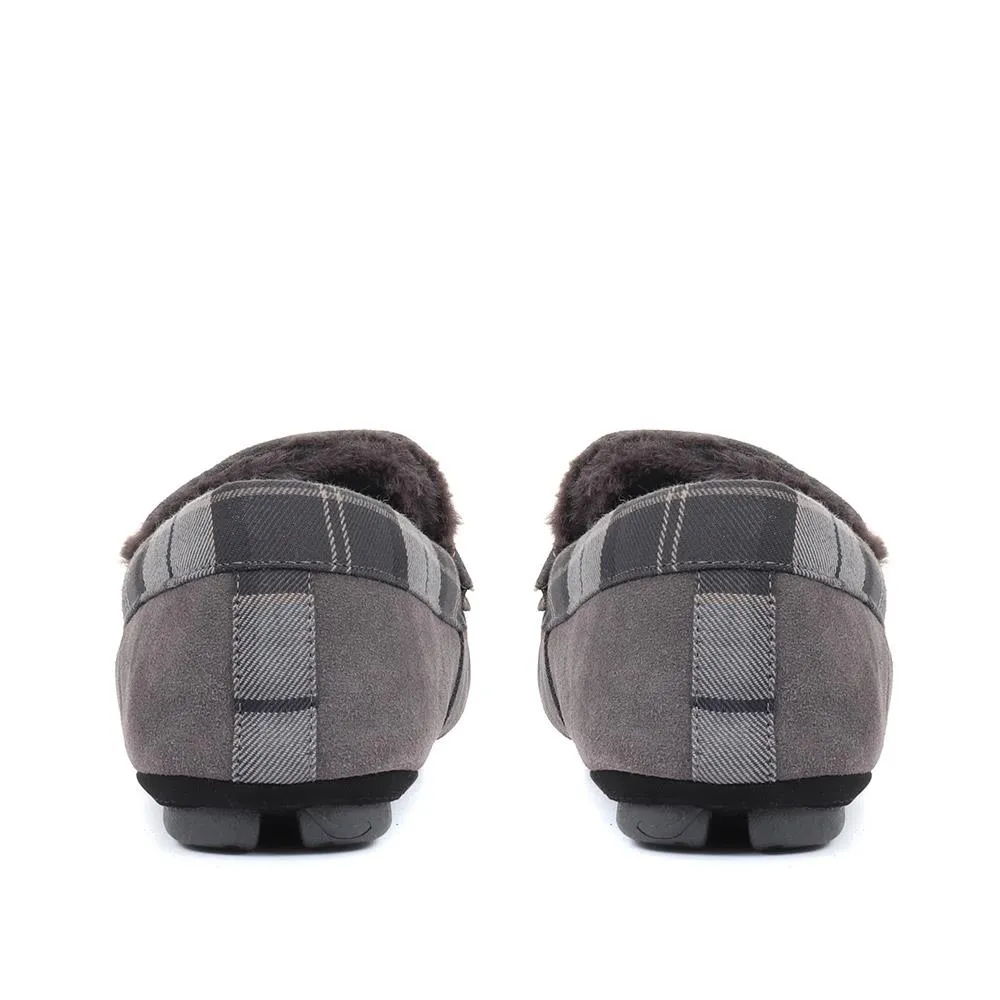 Monty House Slippers - BARBR28506 / 313 954 - Charcoal sold by Jones Bootmaker product image thumbnail 3