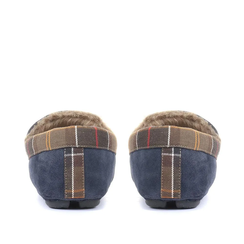 Monty House Slippers - BARBR28506 / 313 954 - Navy sold by Jones Bootmaker product image thumbnail 3