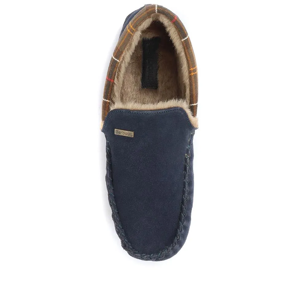 Monty House Slippers - BARBR28506 / 313 954 - Navy sold by Jones Bootmaker product image thumbnail 4