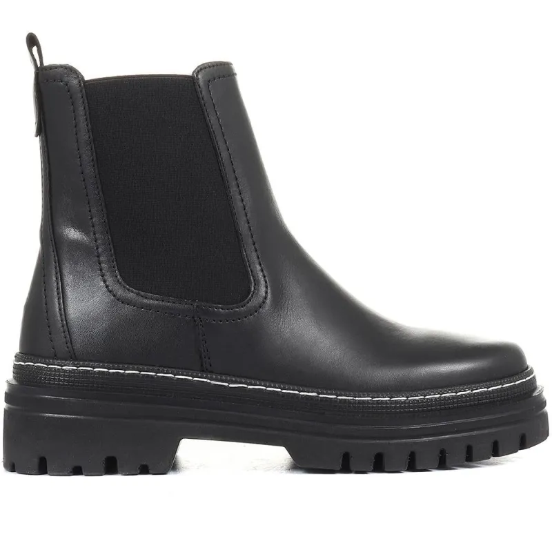 Gazania Leather Chunky Chelsea Boots - GAB34508 / 320 517 - Black Leather sold by Jones Bootmaker