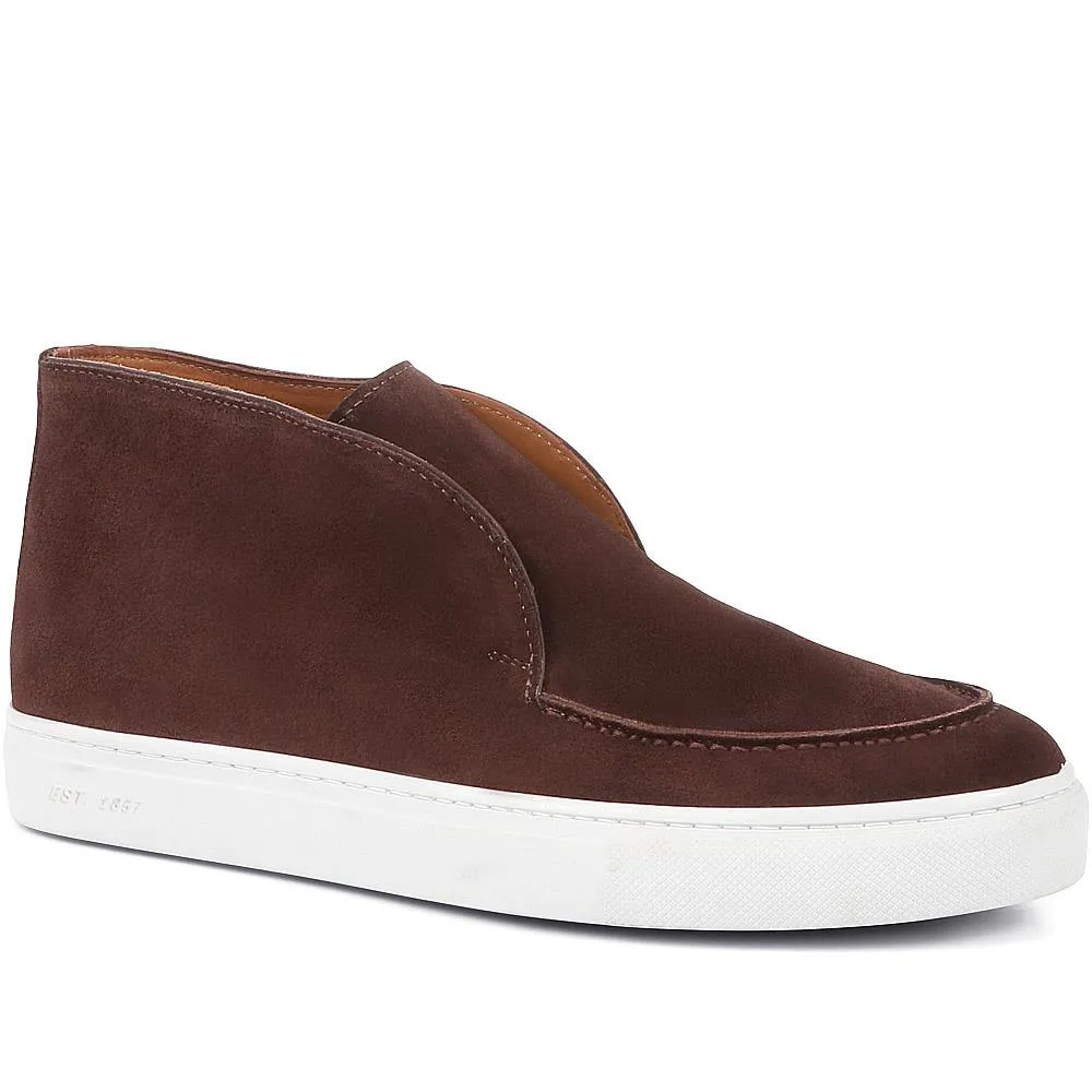 Sedgefield Suede Slip-On Trainers - SEDGEFIELD / 323 097 - Dark Brown sold by Jones Bootmaker product image thumbnail 2