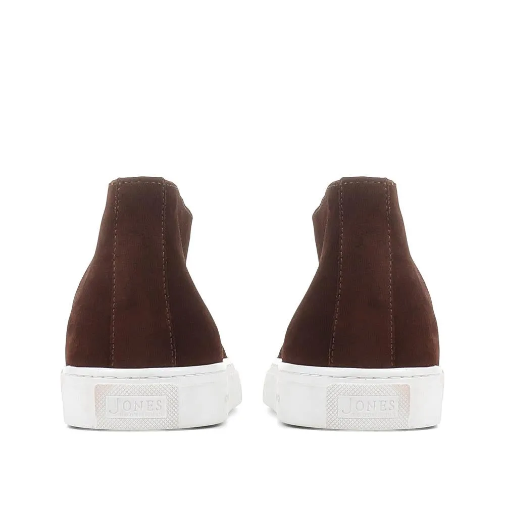 Sedgefield Suede Slip-On Trainers - SEDGEFIELD / 323 097 - Dark Brown sold by Jones Bootmaker product image thumbnail 3