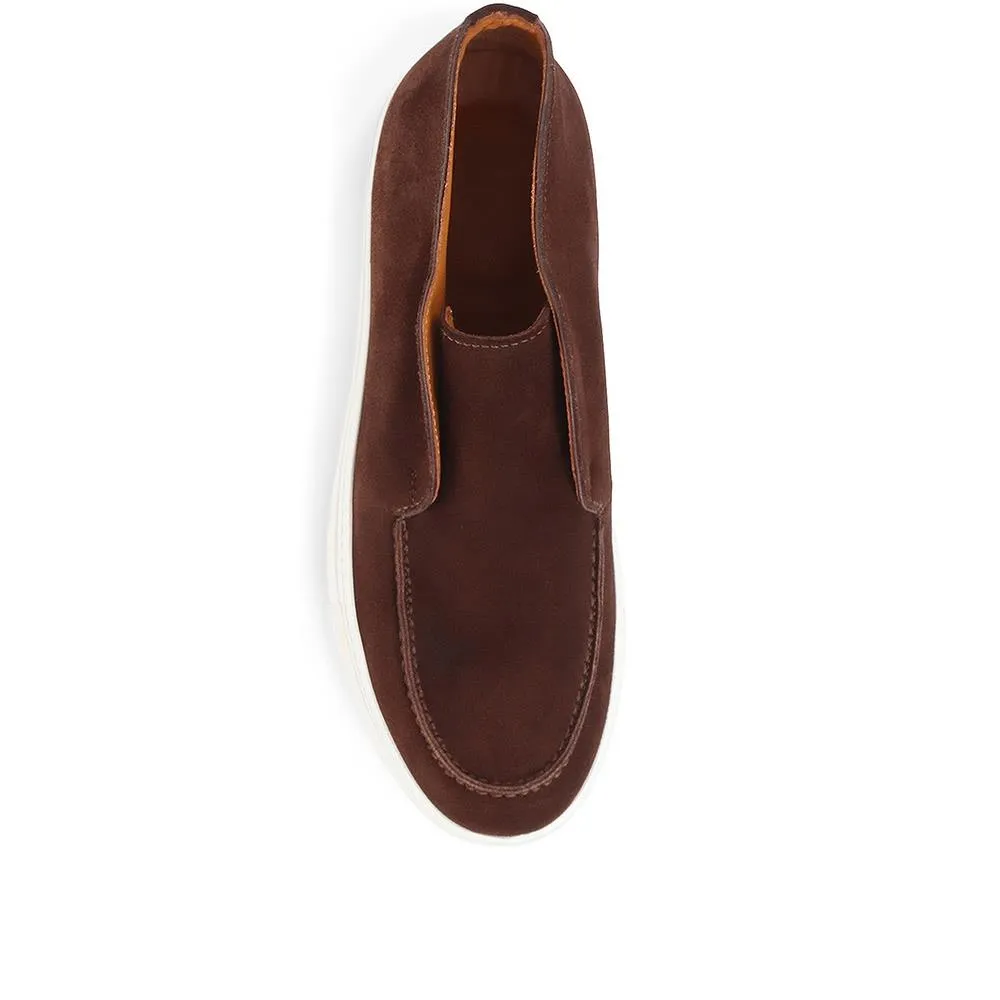 Sedgefield Suede Slip-On Trainers - SEDGEFIELD / 323 097 - Dark Brown sold by Jones Bootmaker product image thumbnail 4