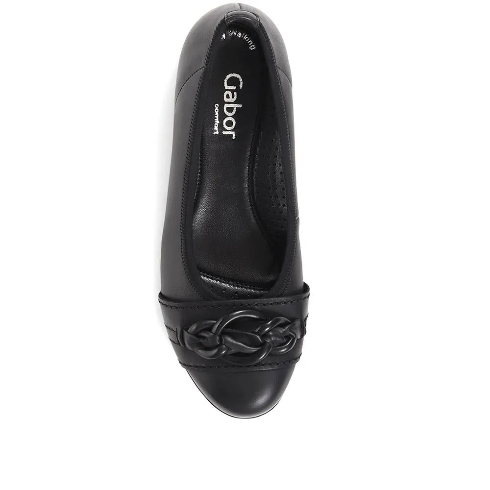 Scene Gabor Leather Ballet Flats - GAB36541 / 323 035 - Black sold by Jones Bootmaker product image thumbnail 4