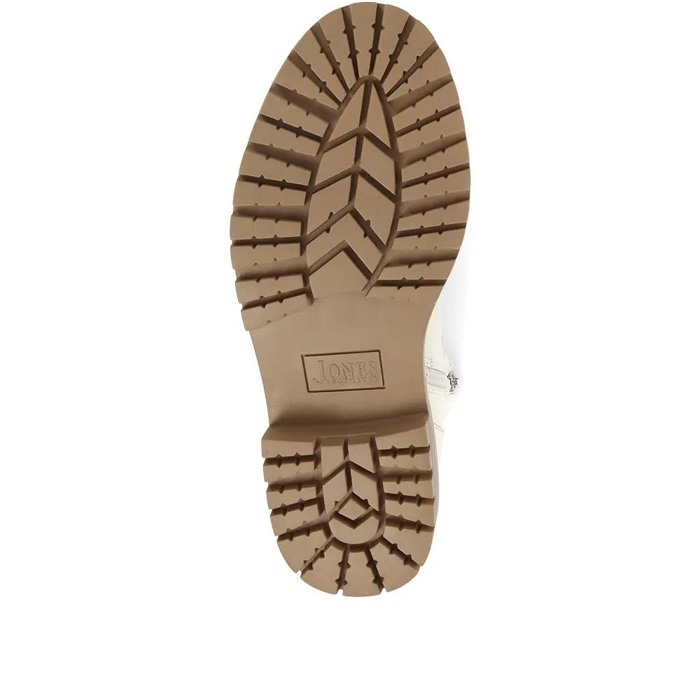 Susanna Leather Hiker Boots - SUSANNA / 322 841 - White sold by Jones Bootmaker product image thumbnail 5