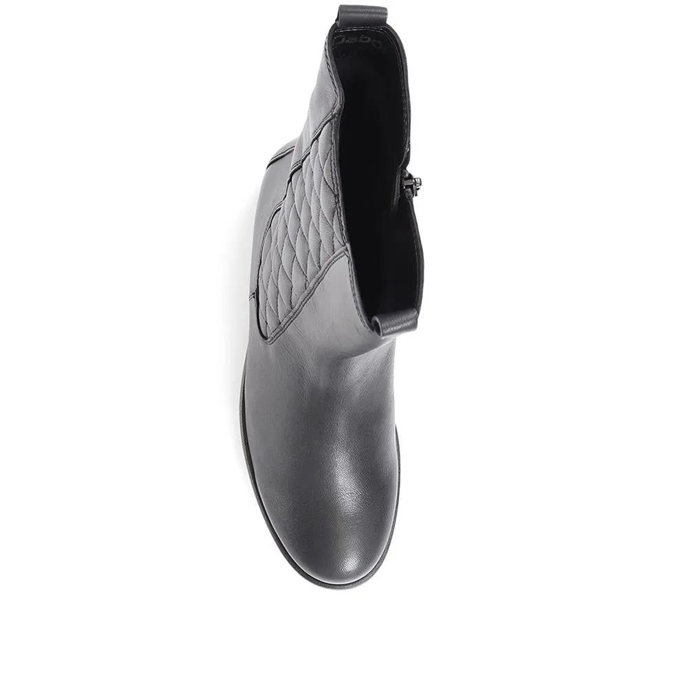 Bethany Quilted Tall Chelsea Boots - GAB36507 / 322 690 - Black sold by Jones Bootmaker product image thumbnail 4