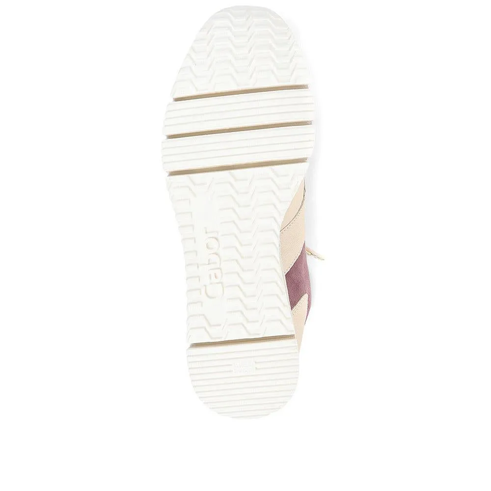 Wednesday Leather Trainers - GAB36517 / 322 683 - White-Purple sold by Jones Bootmaker product image thumbnail 5