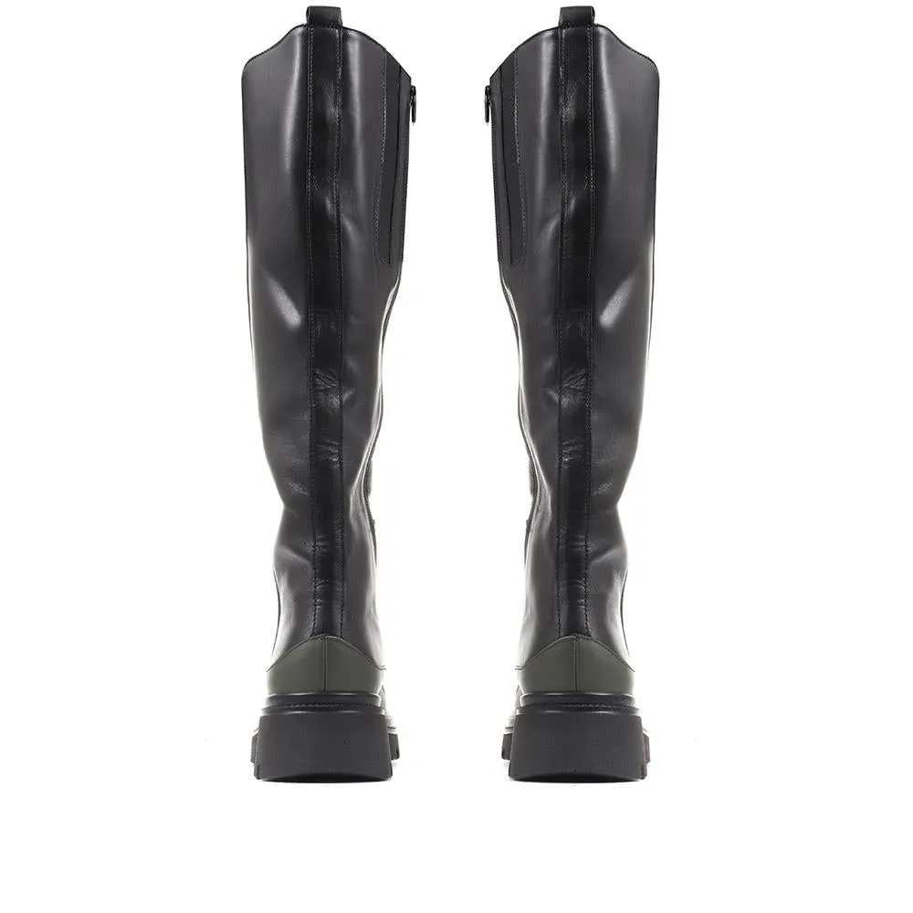 Link Chunky Knee High Boots - GAB36513 / 322 681 - Black sold by Jones Bootmaker product image thumbnail 3
