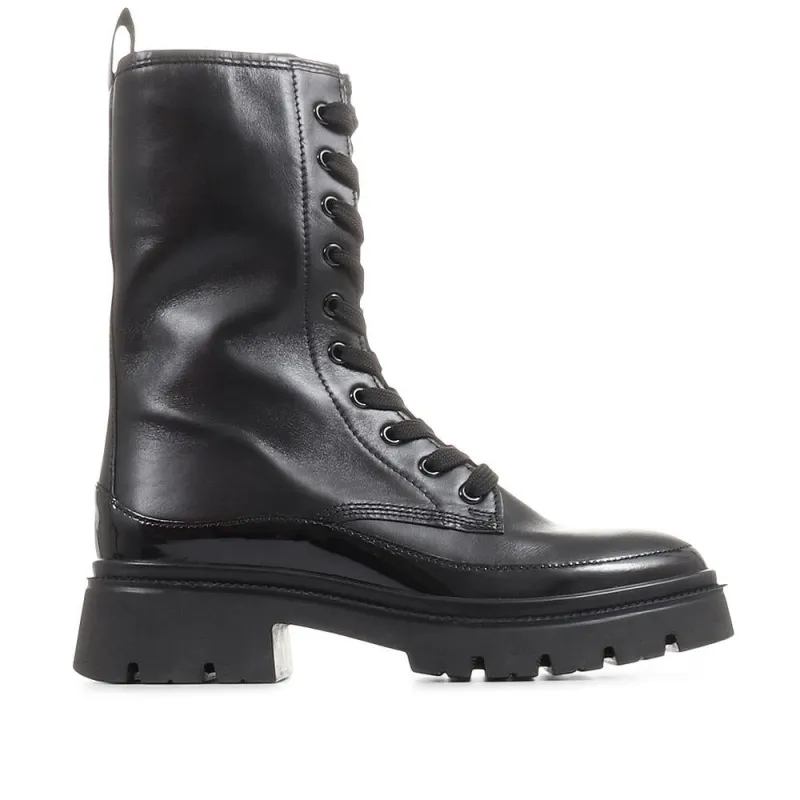 Leora Chunky Combat Boots - GAB36512 / 322 680 - Black sold by Jones Bootmaker
