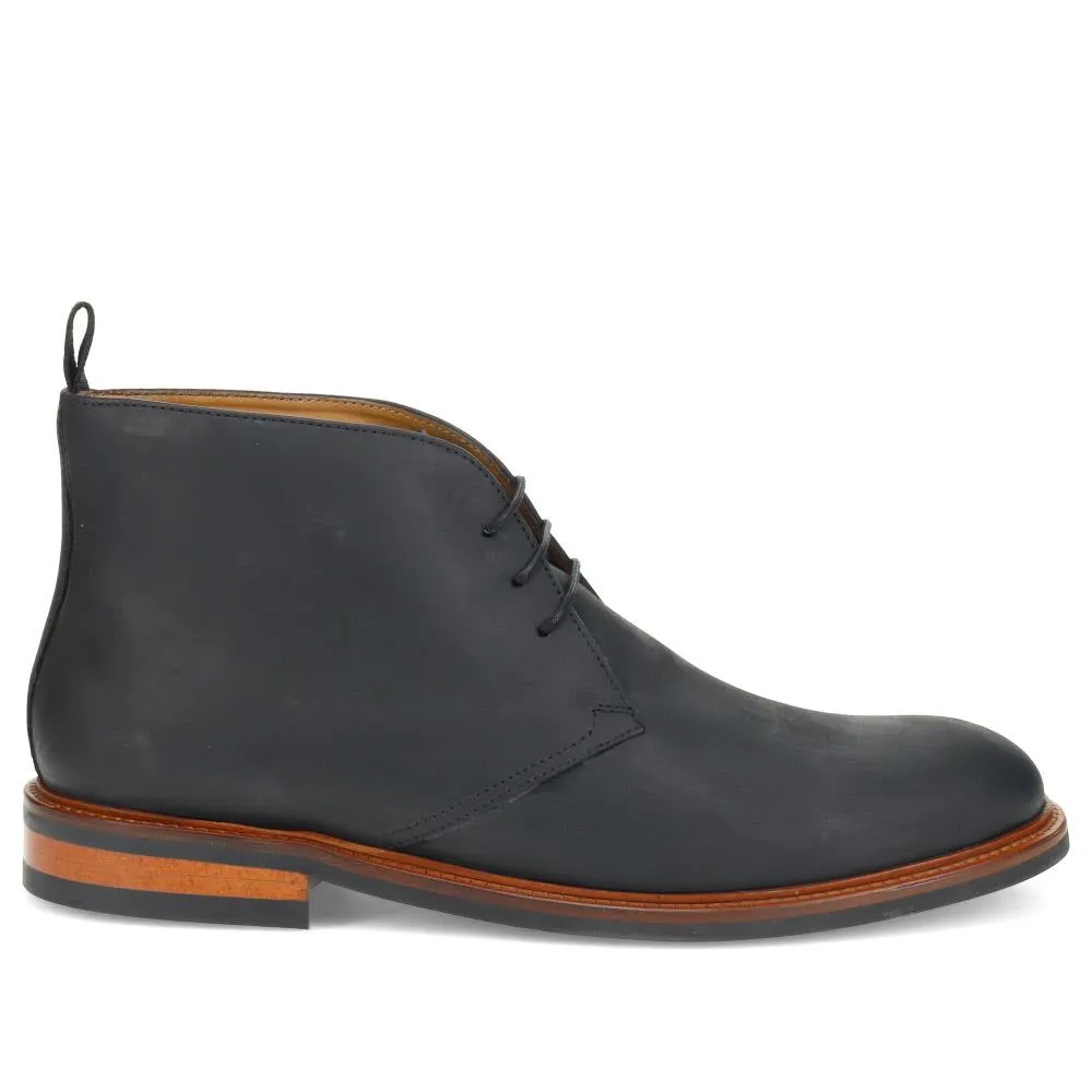 Driffield Leather Chukka Boots - DRIFFIELD / 322 608 - Black sold by Jones Bootmaker