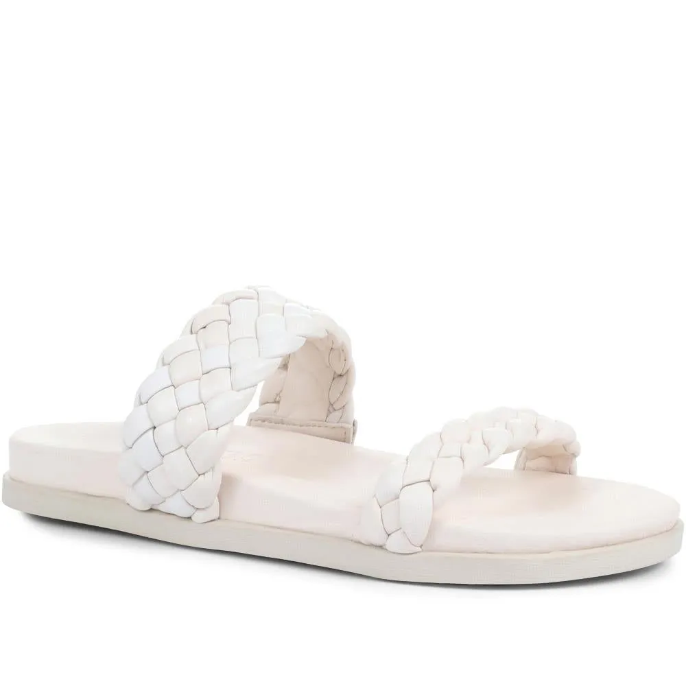 Madeira Braided Platform Sandals - MADEIRA / 322 572 - Off White sold by Jones Bootmaker product image thumbnail 2