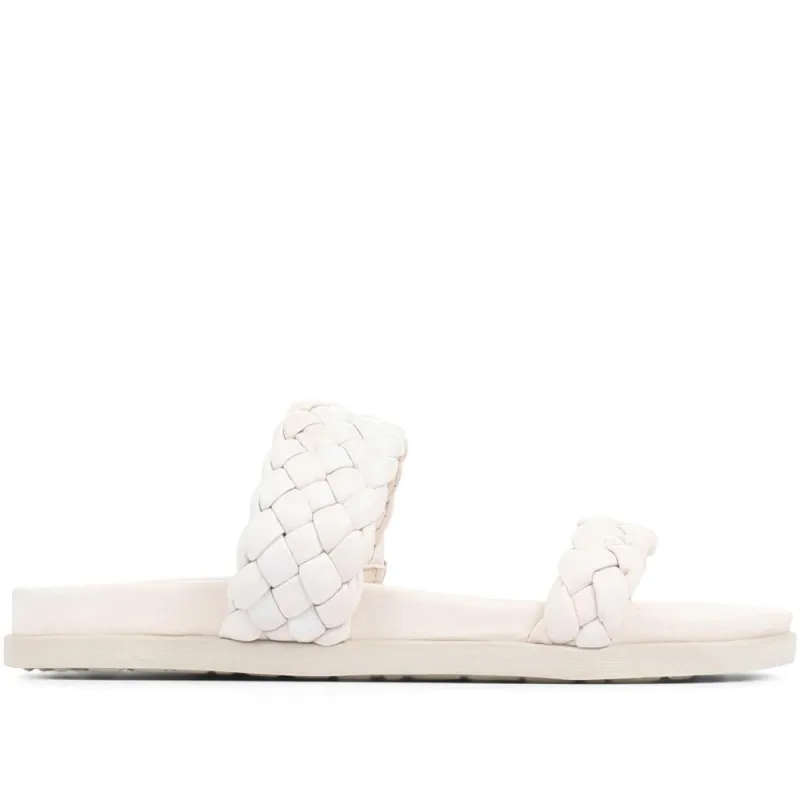 Madeira Braided Platform Sandals - MADEIRA / 322 572 - Off White sold by Jones Bootmaker