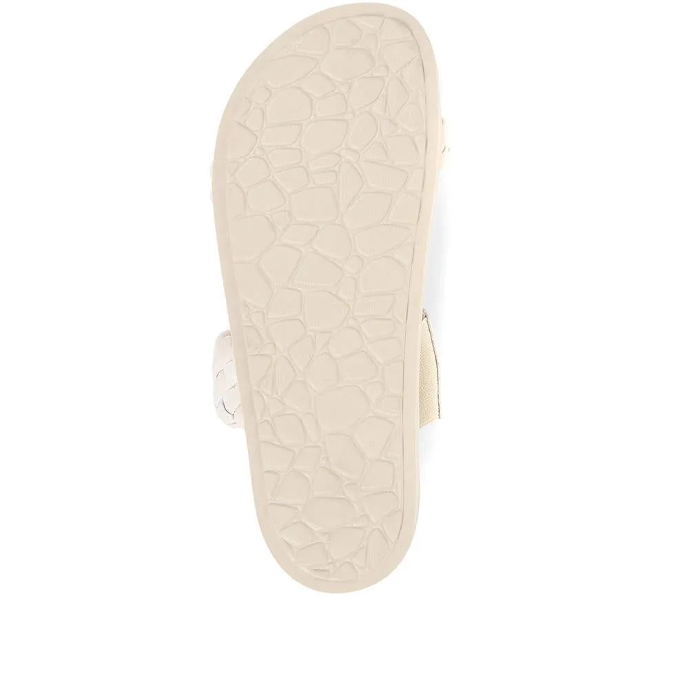 Madeira Braided Platform Sandals - MADEIRA / 322 572 - Off White sold by Jones Bootmaker product image thumbnail 5