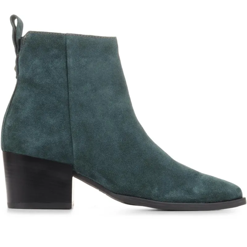 Caileigh Suede Western Boots - CAILEIGH / 322 541 - Green sold by Jones Bootmaker