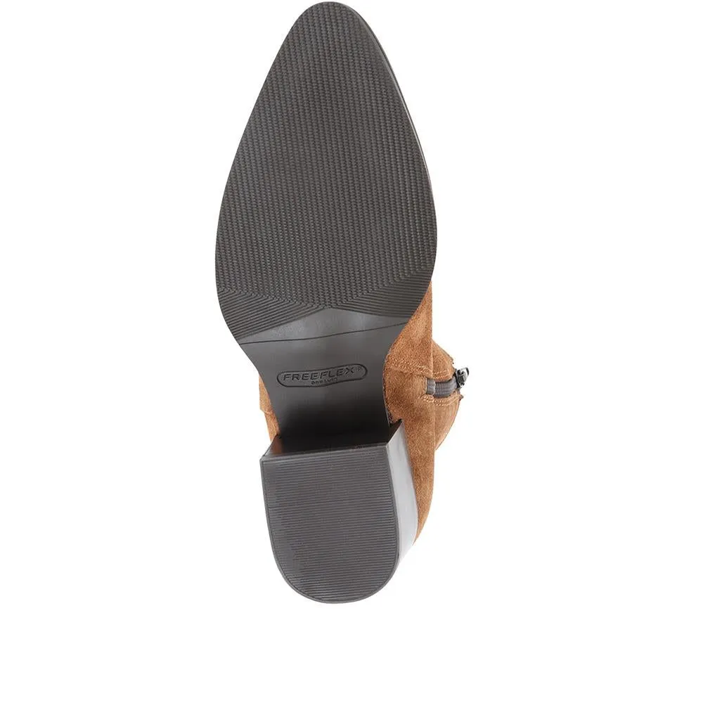 Caileigh Suede Western Boots - CAILEIGH / 322 541 - Cognac Suede sold by Jones Bootmaker product image thumbnail 5