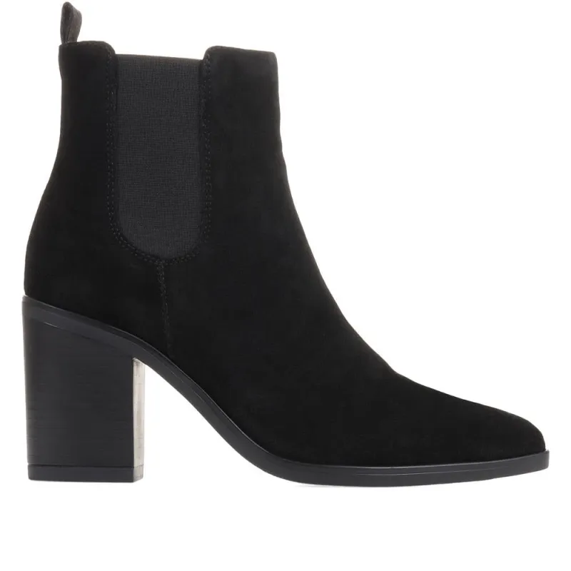 Clair Heeled Chelsea Boots - CLAIR / 322 538 - Black sold by Jones Bootmaker