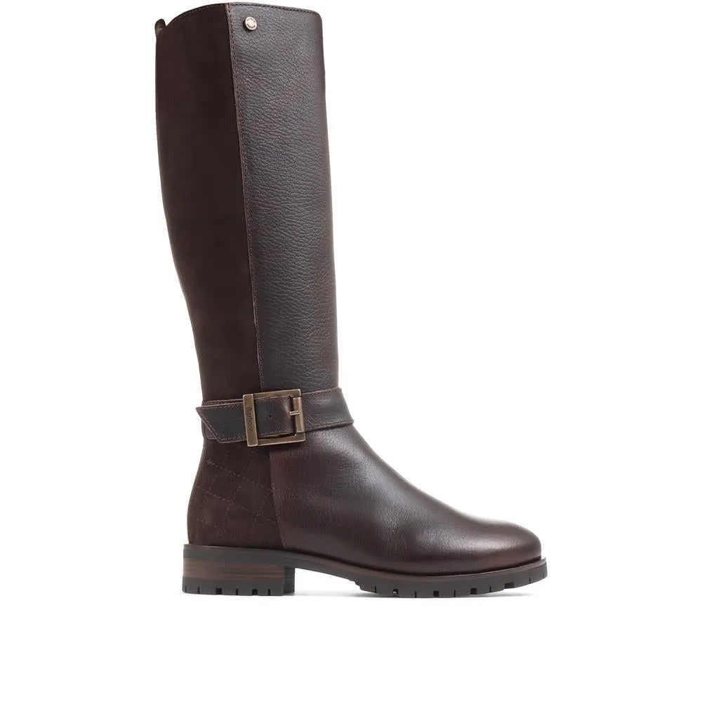 Alisha Leather Riding Boots - BARBR36511 / 322 446 - Dark Brown sold by Jones Bootmaker