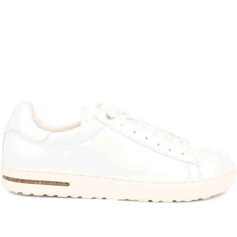 Bend Low Leather Trainers - BIRK36501 / 322 422 - White sold by Jones Bootmaker