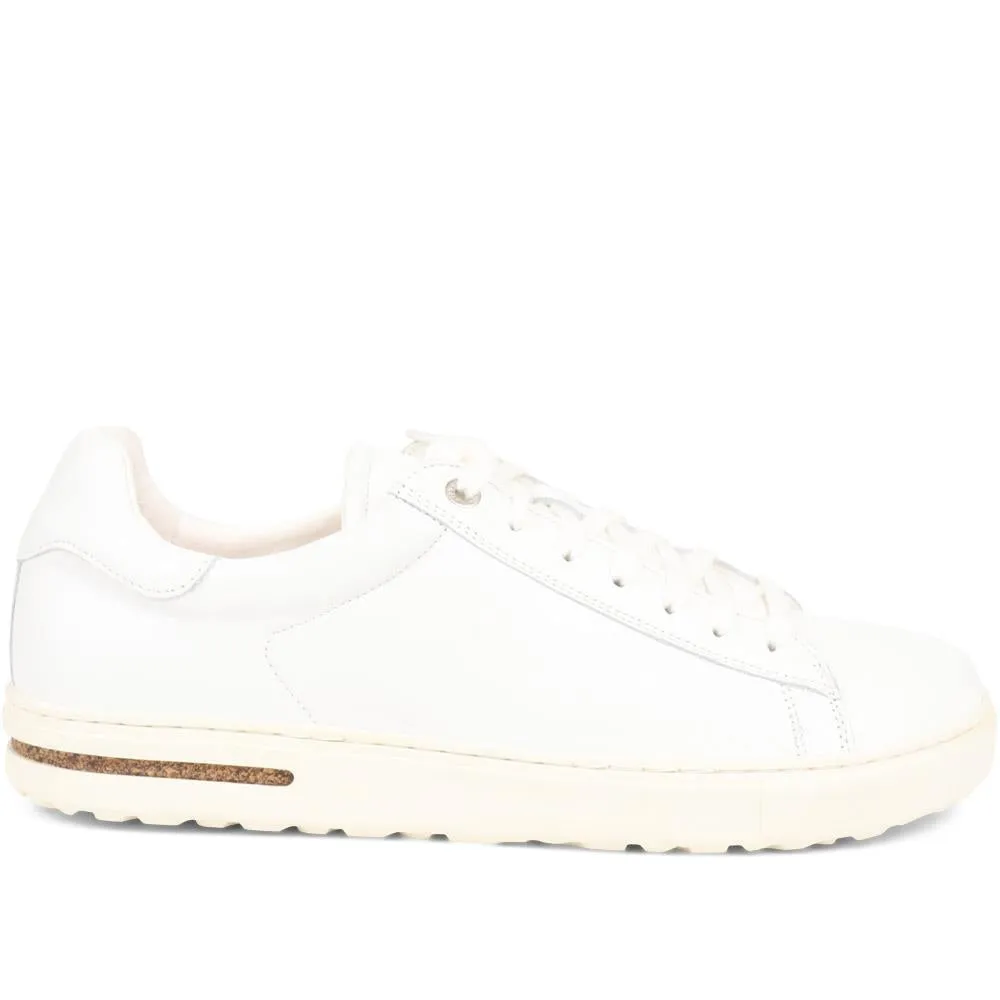 Bend Low Leather Trainers - BIRK36501 / 322 422 - White sold by Jones Bootmaker