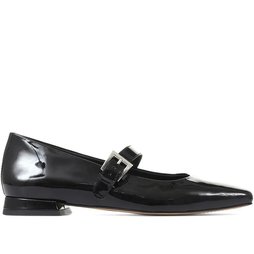 Luciana Square Toe Mary Janes - LUCIANA / 322 267 - Black sold by Jones Bootmaker