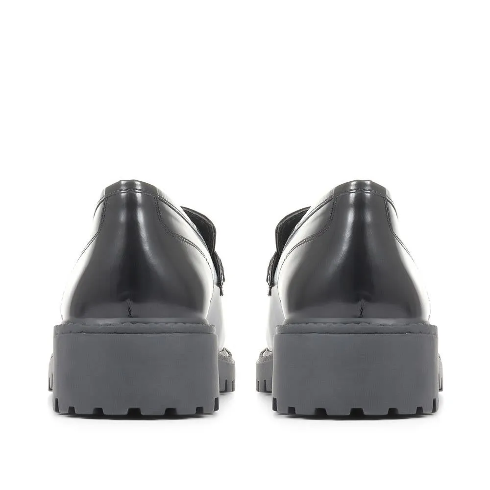 Love Chunky Leather Loafers - LOVE / 322 266 - Black sold by Jones Bootmaker product image thumbnail 3