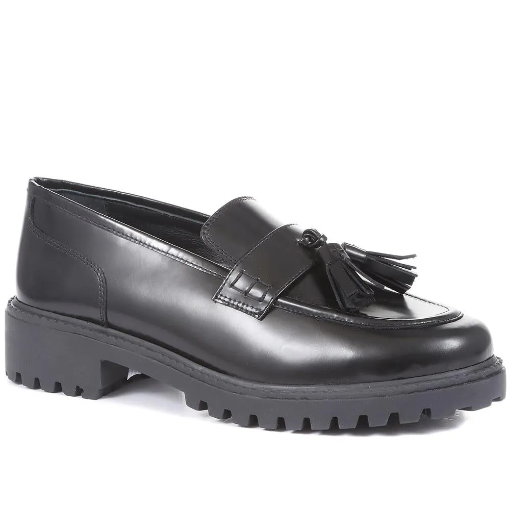 Love Chunky Leather Loafers - LOVE / 322 266 - Black sold by Jones Bootmaker product image thumbnail 2