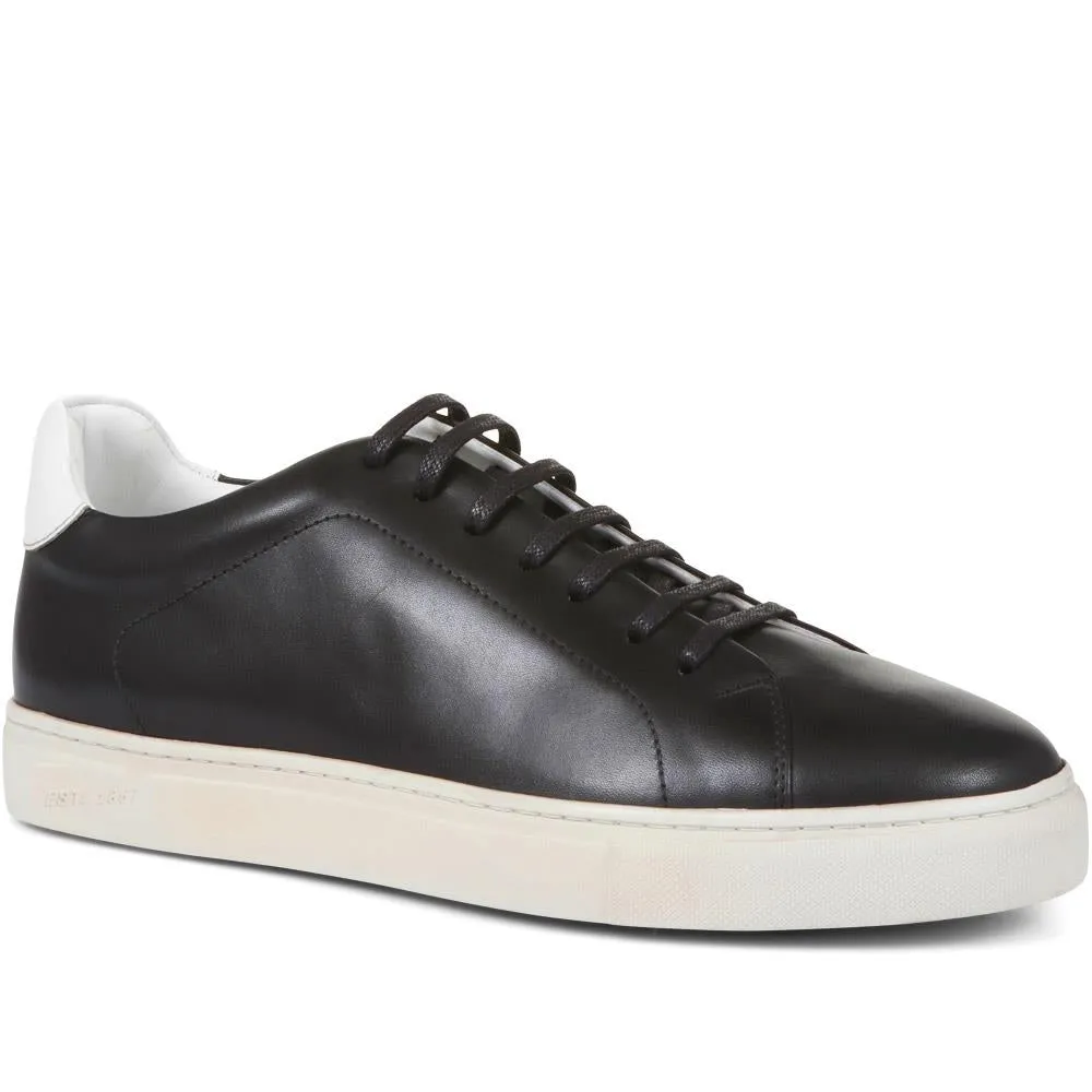 Singapore Leather Lace-Up Trainers - SINGAPORE / 322 065 - Black sold by Jones Bootmaker product image thumbnail 2