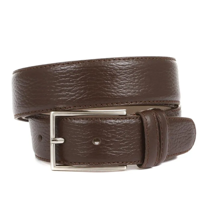 Upminster Men's Leather Belt - UPMINSTER / 321 981 - Brown Leather sold by Jones Bootmaker