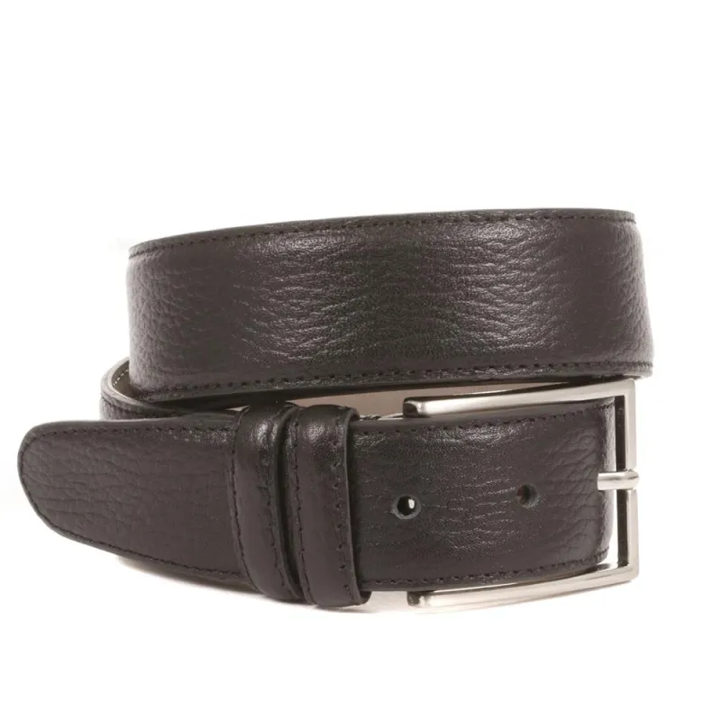 Upminster Men's Leather Belt - UPMINSTER / 321 981 - Black Leather sold by Jones Bootmaker