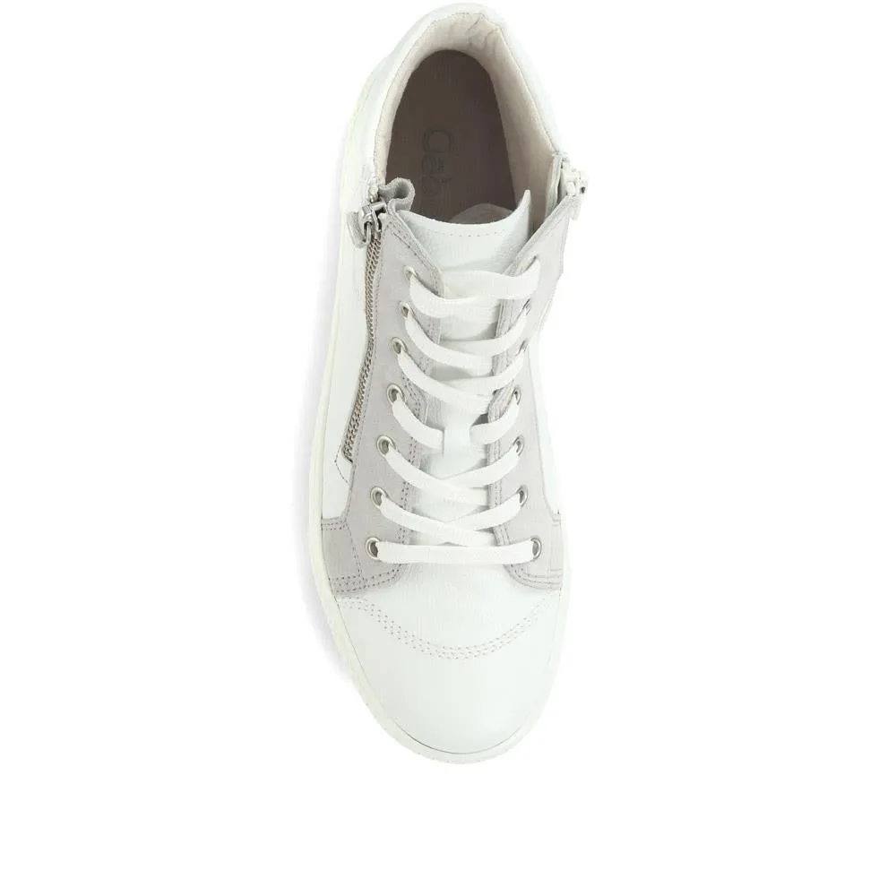 Bulner Suede High-Top Trainers - GAB35514 / 321 584 - Light Grey sold by Jones Bootmaker product image thumbnail 5