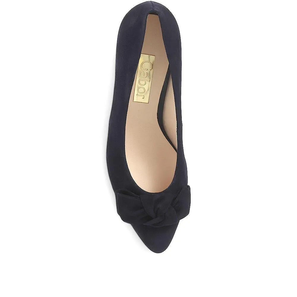 Kesh Suede Court Shoes - GAB35519 / 321 577 - Navy sold by Jones Bootmaker product image thumbnail 4