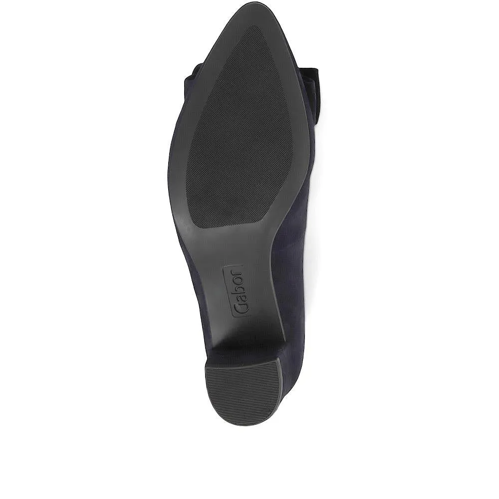 Kesh Suede Court Shoes - GAB35519 / 321 577 - Navy sold by Jones Bootmaker product image thumbnail 5