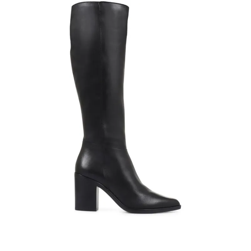 Cagliari Extra Slim Calf Fit Knee-High Boots - CAGLIARIXS / 321 244 - Black sold by Jones Bootmaker