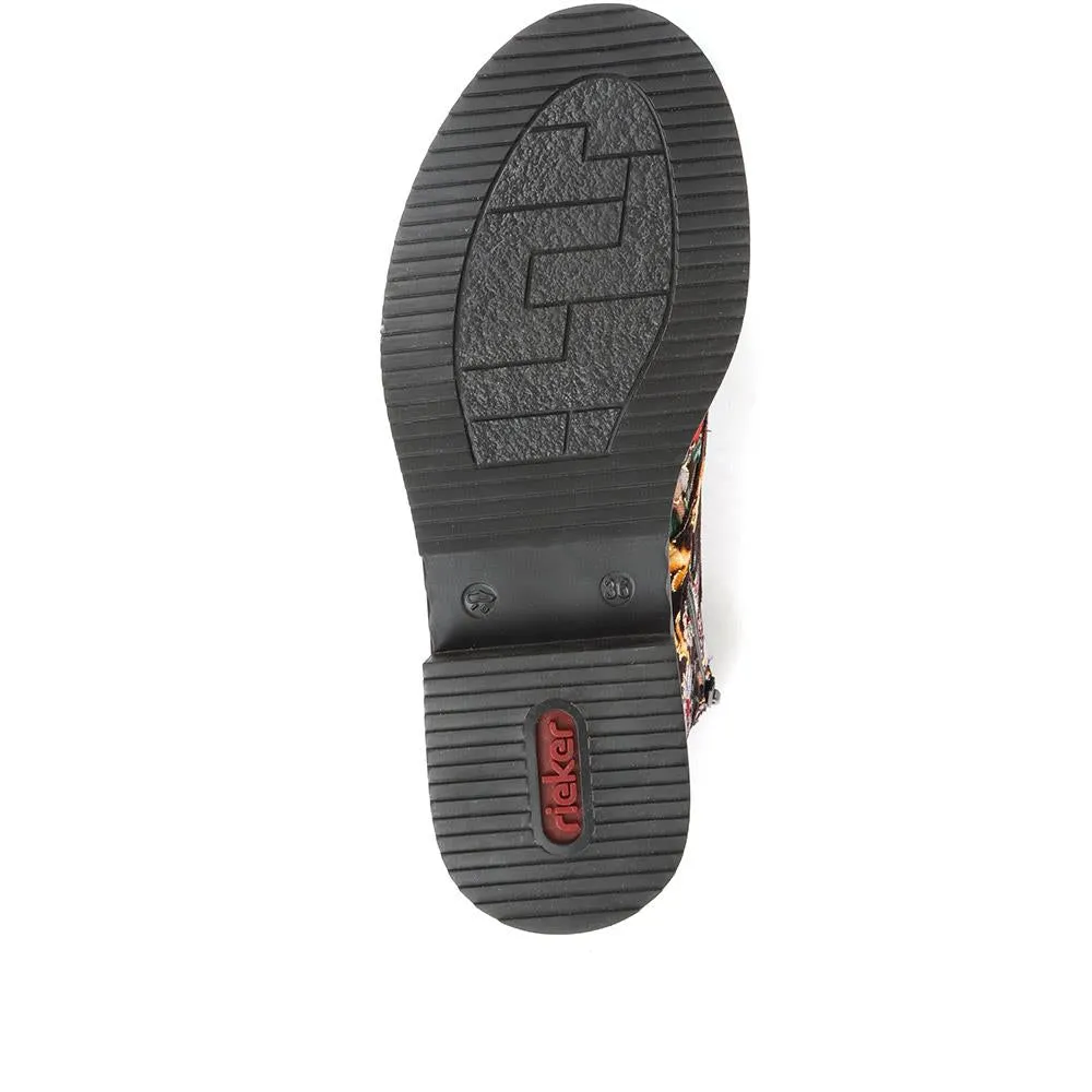 Floral Lace Up Boots - RKR34512 / 320 674 - Floral sold by Jones Bootmaker product image thumbnail 5