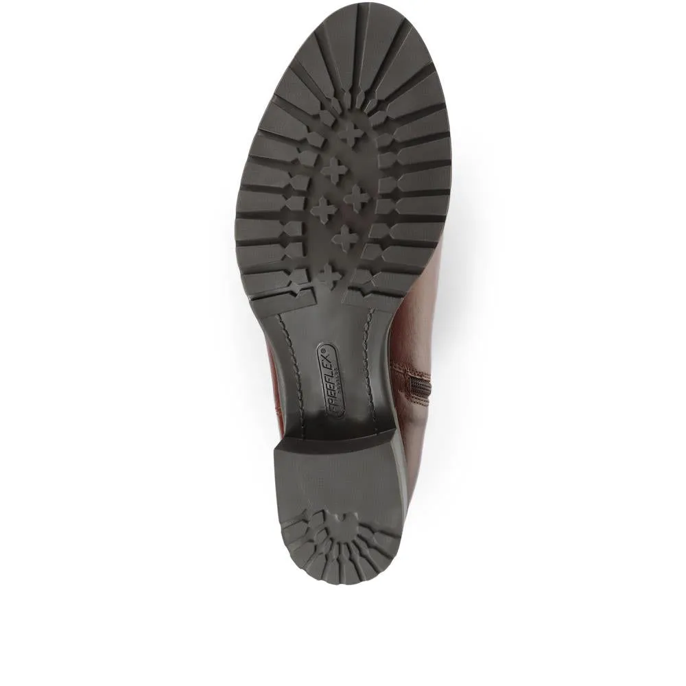 Cinzia Leather Riding Boots - CINZIA / 320 543 - Cognac sold by Jones Bootmaker product image thumbnail 4