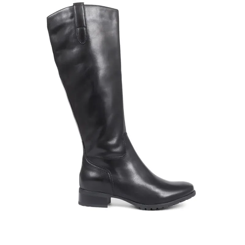 Cinzia Leather Riding Boots - CINZIA / 320 543 - Black sold by Jones Bootmaker