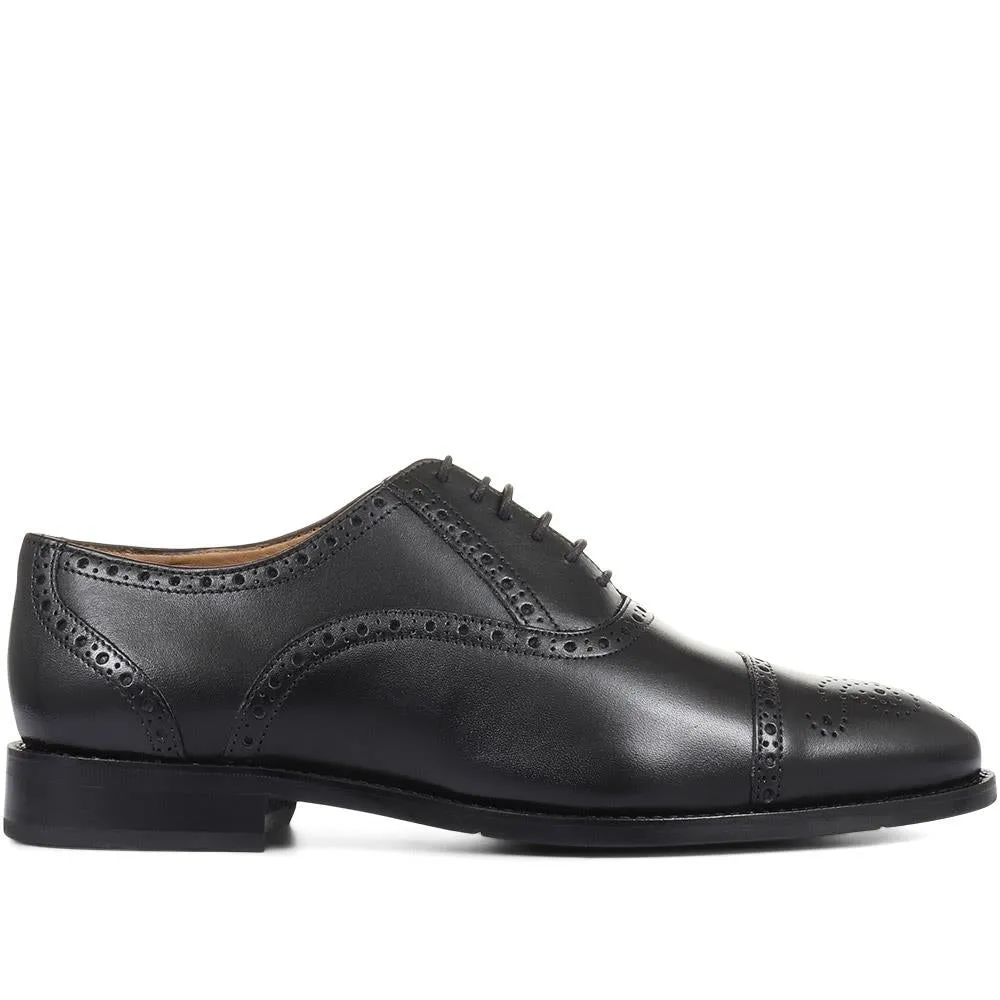 Mercer Wide-fit Leather Oxford Shoes - MERCER / 320 485 - Black sold by Jones Bootmaker