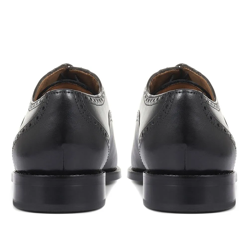 Mercer Wide-fit Leather Oxford Shoes - MERCER / 320 485 - Black sold by Jones Bootmaker product image thumbnail 3