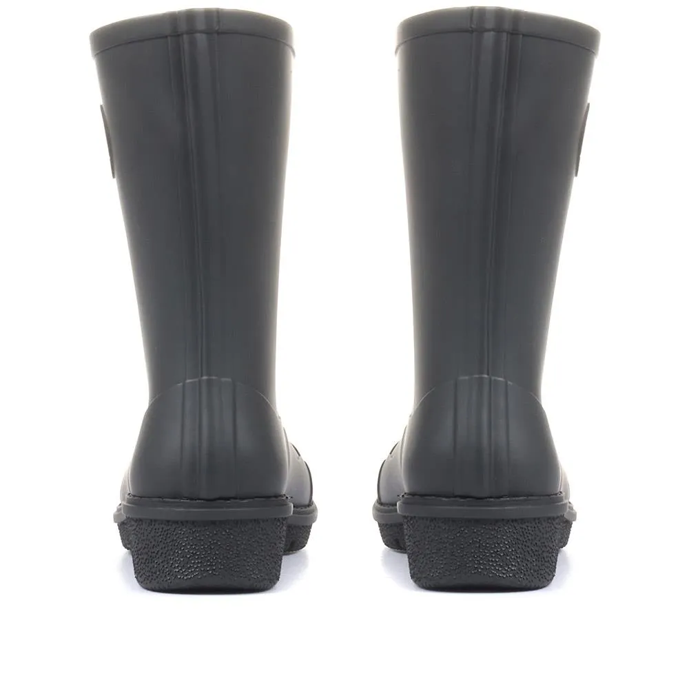 AH6 WonderWelly Short Wellington Boots - FITF32500 / 320 199 - Black sold by Jones Bootmaker product image thumbnail 3