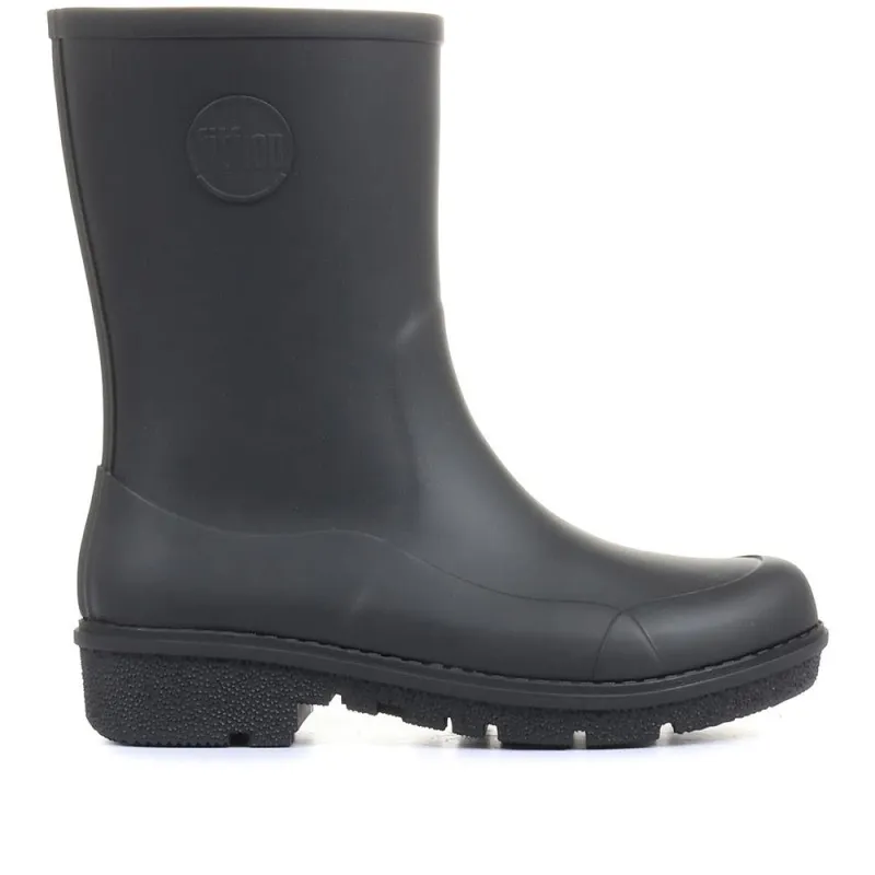 AH6 WonderWelly Short Wellington Boots - FITF32500 / 320 199 - Black sold by Jones Bootmaker