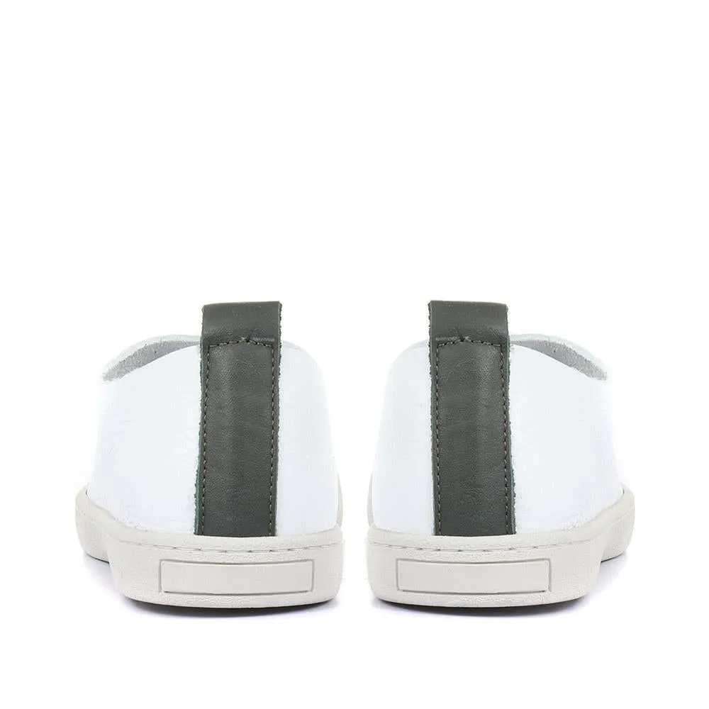 Midwood Women's Leather Trainers - MIDWOOD / 320 084 - White sold by Jones Bootmaker product image thumbnail 3