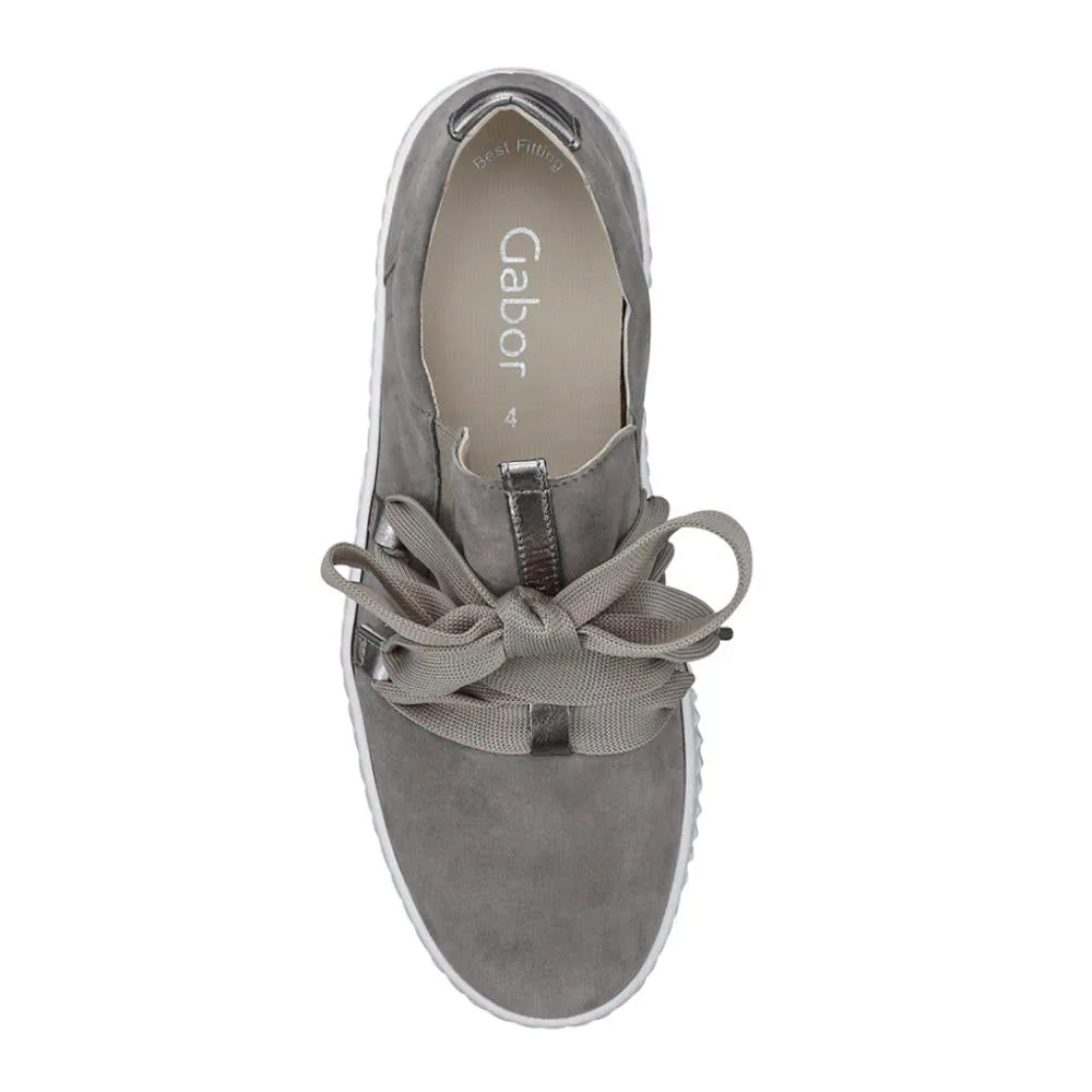 Waltz Gabor Lace-Up Trainers - GAB33506 / 319 497 - Silver sold by Jones Bootmaker product image thumbnail 4