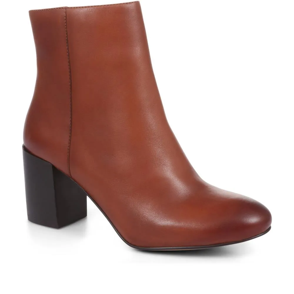 Neptune Heeled Ankle Boots - NEPTUNE3 / 319 206 - Cognac sold by Jones Bootmaker product image thumbnail 2