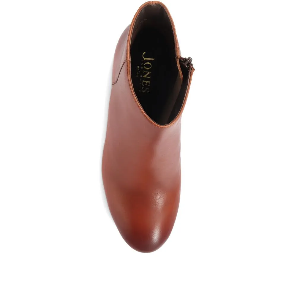 Neptune Heeled Ankle Boots - NEPTUNE3 / 319 206 - Cognac sold by Jones Bootmaker product image thumbnail 4