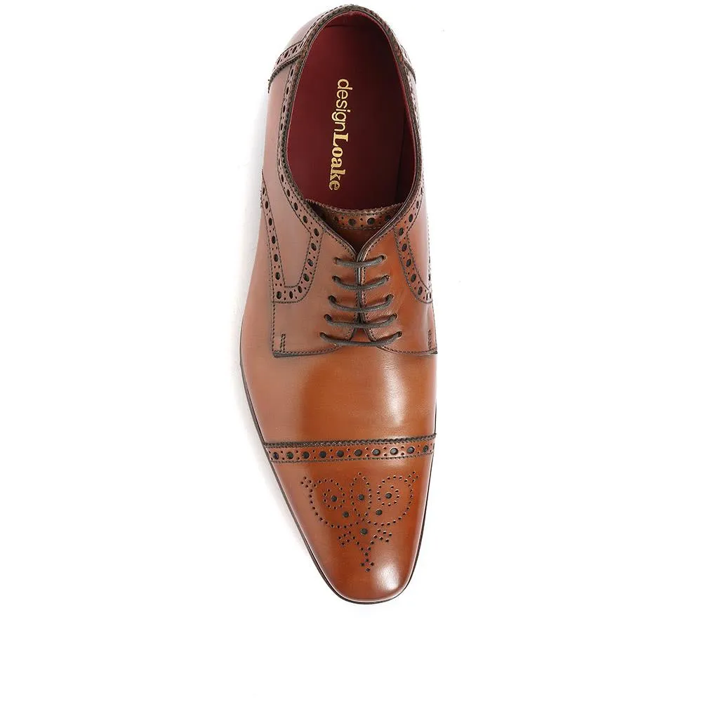 Foley Calf Leather Derby Brogue - FOLEY / 27254229 - Brown-Beige sold by Jones Bootmaker product image thumbnail 4
