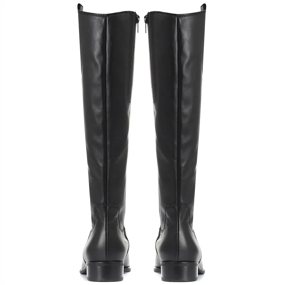 Brook Medium Calf Fit Leather Rider Boots - GAB30573 / 316 651 - Black sold by Jones Bootmaker product image thumbnail 3