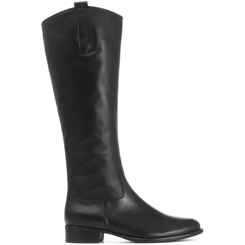 Brook Medium Calf Fit Leather Rider Boots - GAB30573 / 316 651 - Black sold by Jones Bootmaker