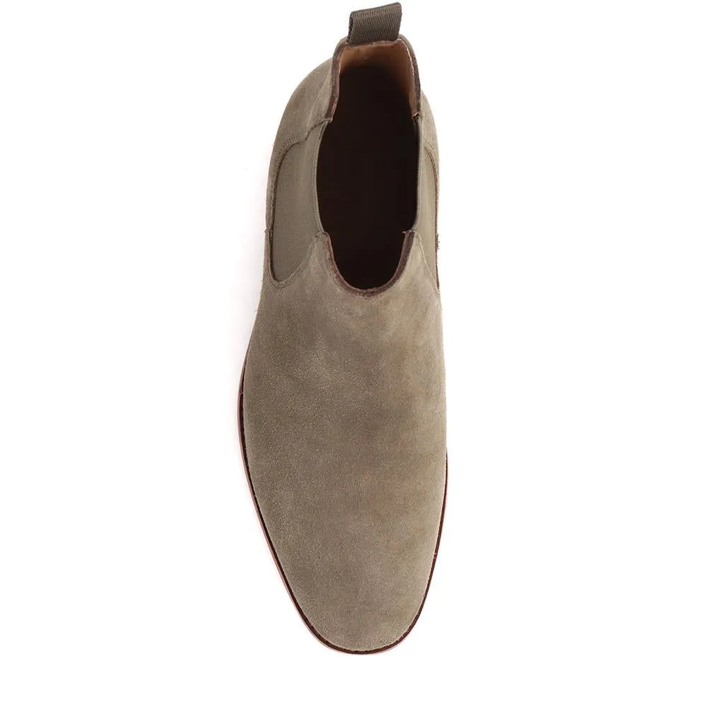 Deakin Leather Chelsea Boots - DEAKIN / 27384063 - Olive Suede sold by Jones Bootmaker product image thumbnail 5