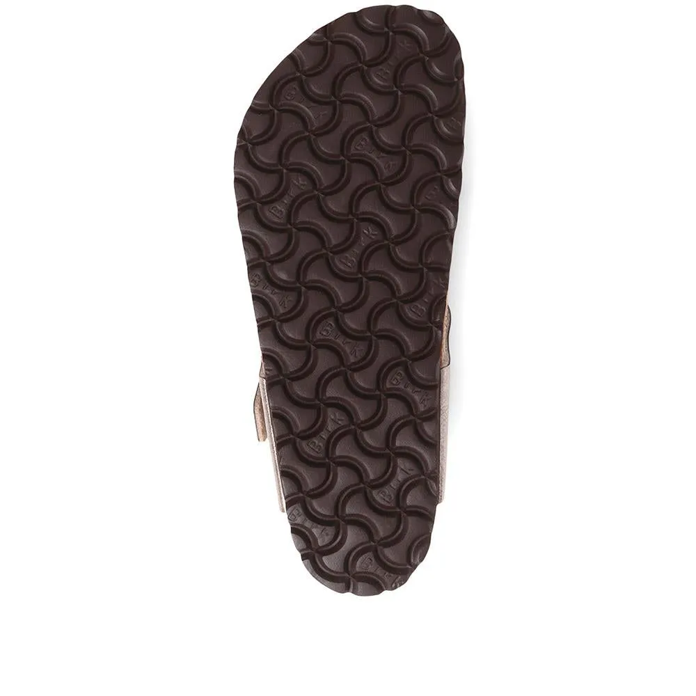 Birkenstock Gizeh Toe Post Sandals - BIRK29507 / 314 728 - Metallic Beige sold by Jones Bootmaker product image thumbnail 5